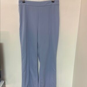 SHEIN Blue Tailored Trousers with Stretchy Comfort